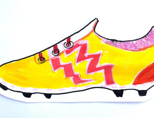 Little Artists: Bling your footy boot